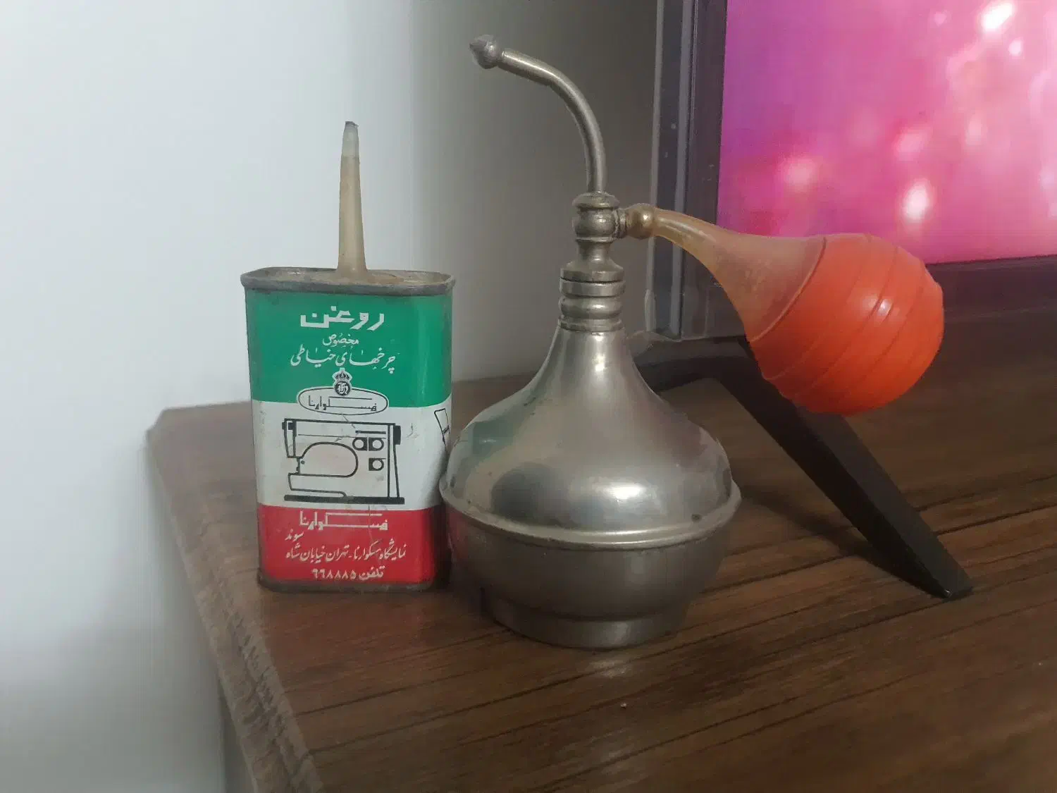 آب پاش قدیمی .روغن دارن|کلکسیون اشیاء عتیقه|کرمانشاه, |دیوار
