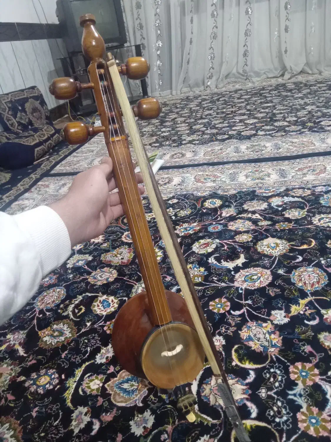 کمانچه ناب کهنه|سازهای سنتی|نهاوند, |دیوار