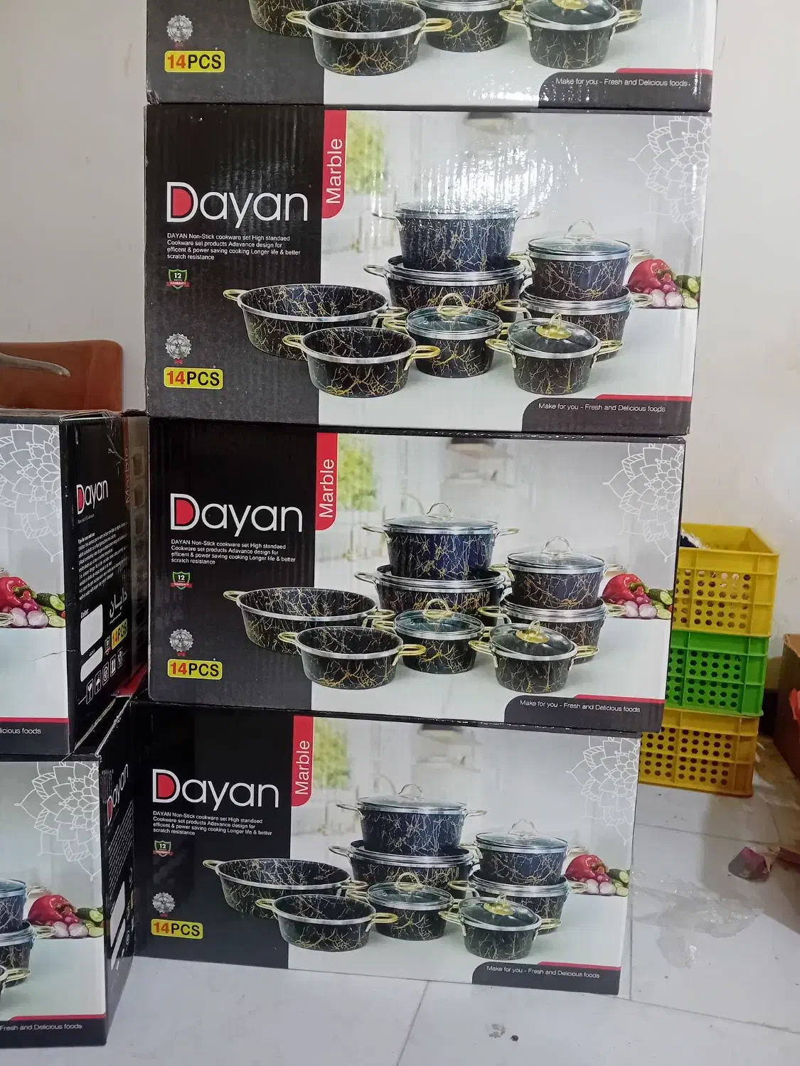 سرویس قابلمه ۱۴پارچه|ظروف پخت‌وپز|کوهسار (البرز), |دیوار