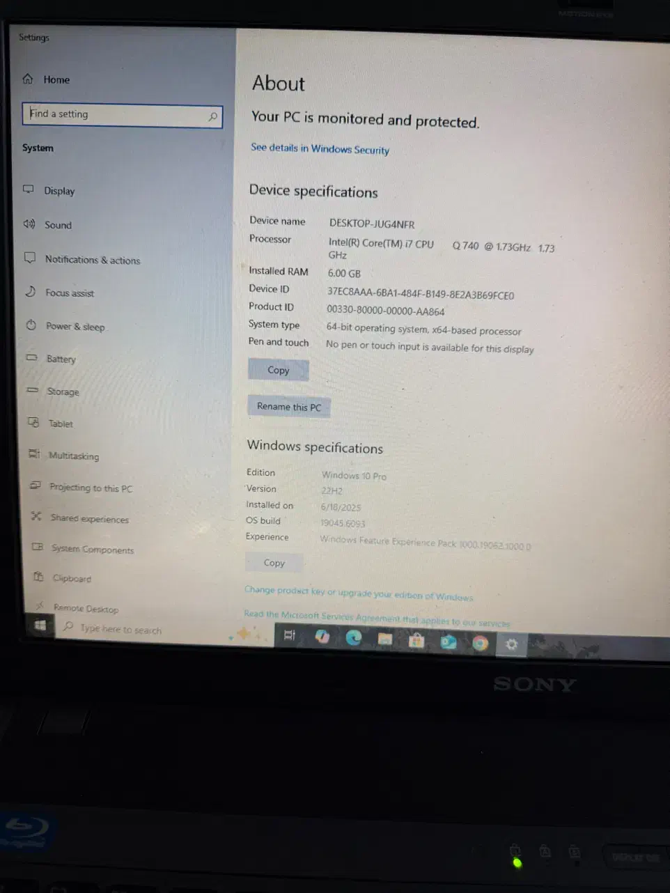 لپ تاپ sony|رایانه همراه|اهواز, گلستان|دیوار