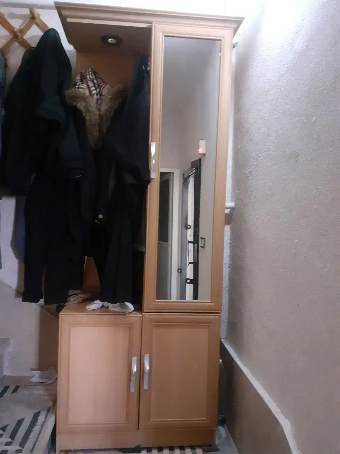 کمد آینه دار|جاکفشی، کمد، دراور|ابهر, |دیوار