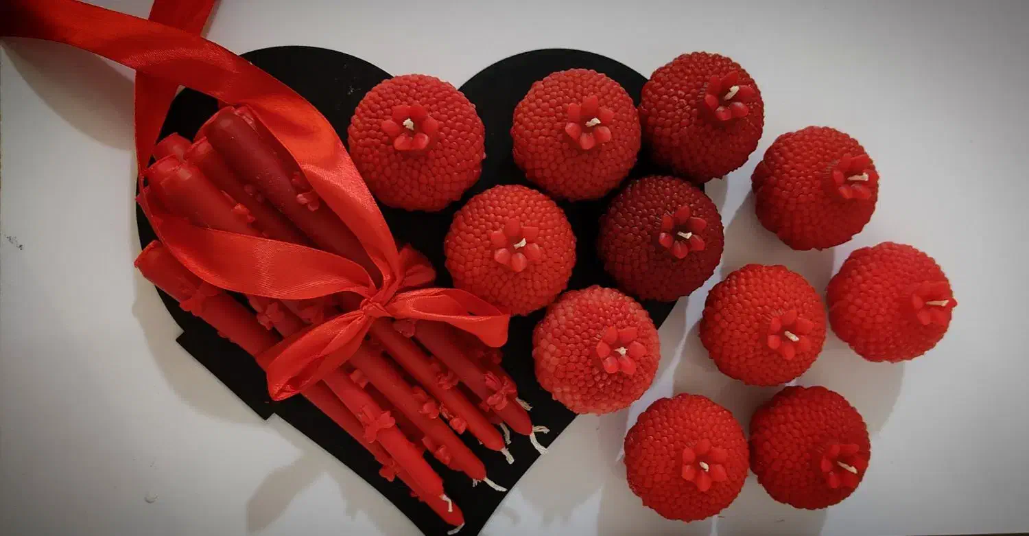 شمع یلدایی|صنایع دستی و سایر لوازم تزئینی|سراب, |دیوار