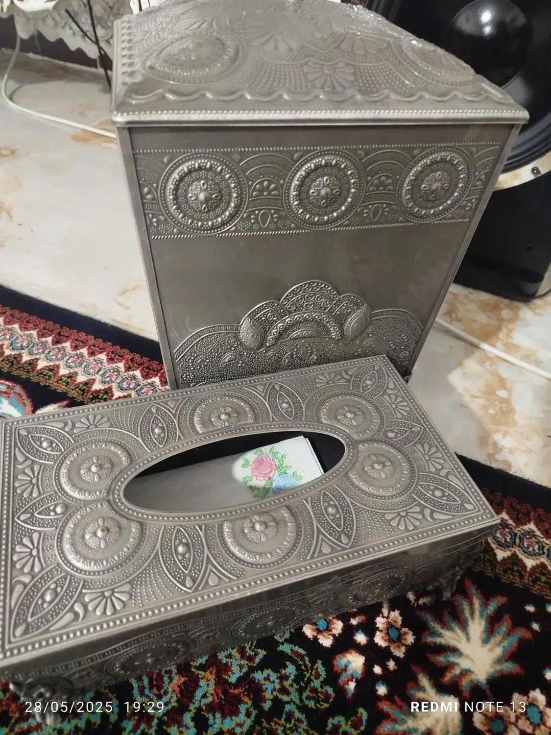 سطل زباله و جای دستمال ست|لوازم نظافت|الوند, |دیوار