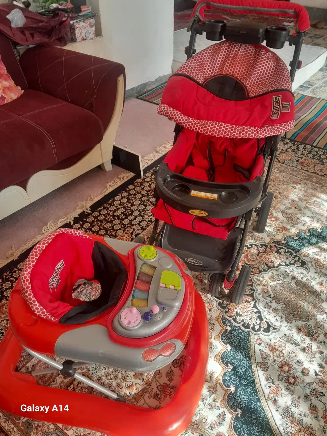 فروش کالسکه روروعک وگهواره میلاد|کالسکه و لوازم جانبی|فسا, |دیوار