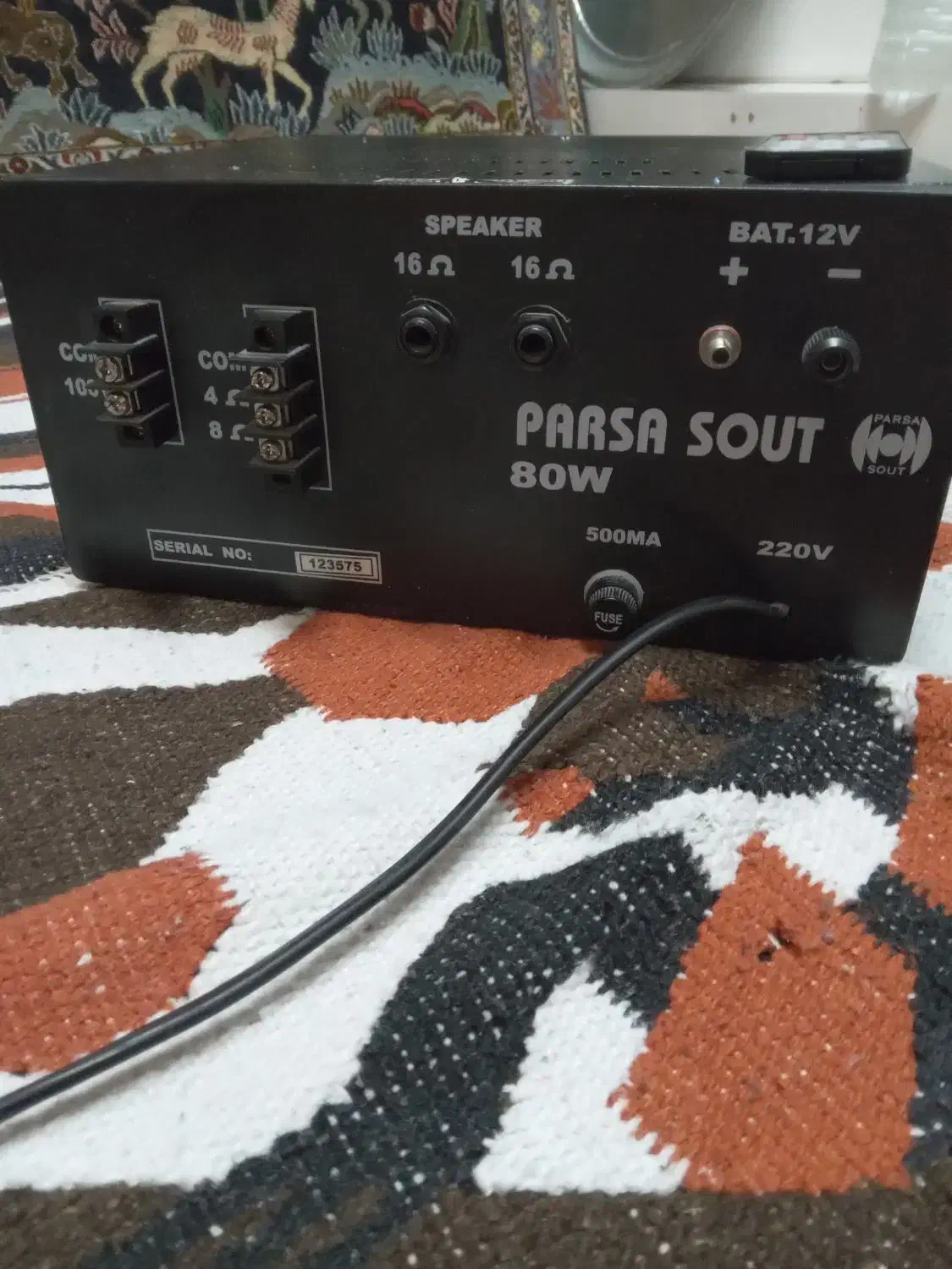 آمپلی فایر۸۰وات فلش خور پارسا صوت نو|صوتی و تصویری|تهران, قزل قلعه|دیوار