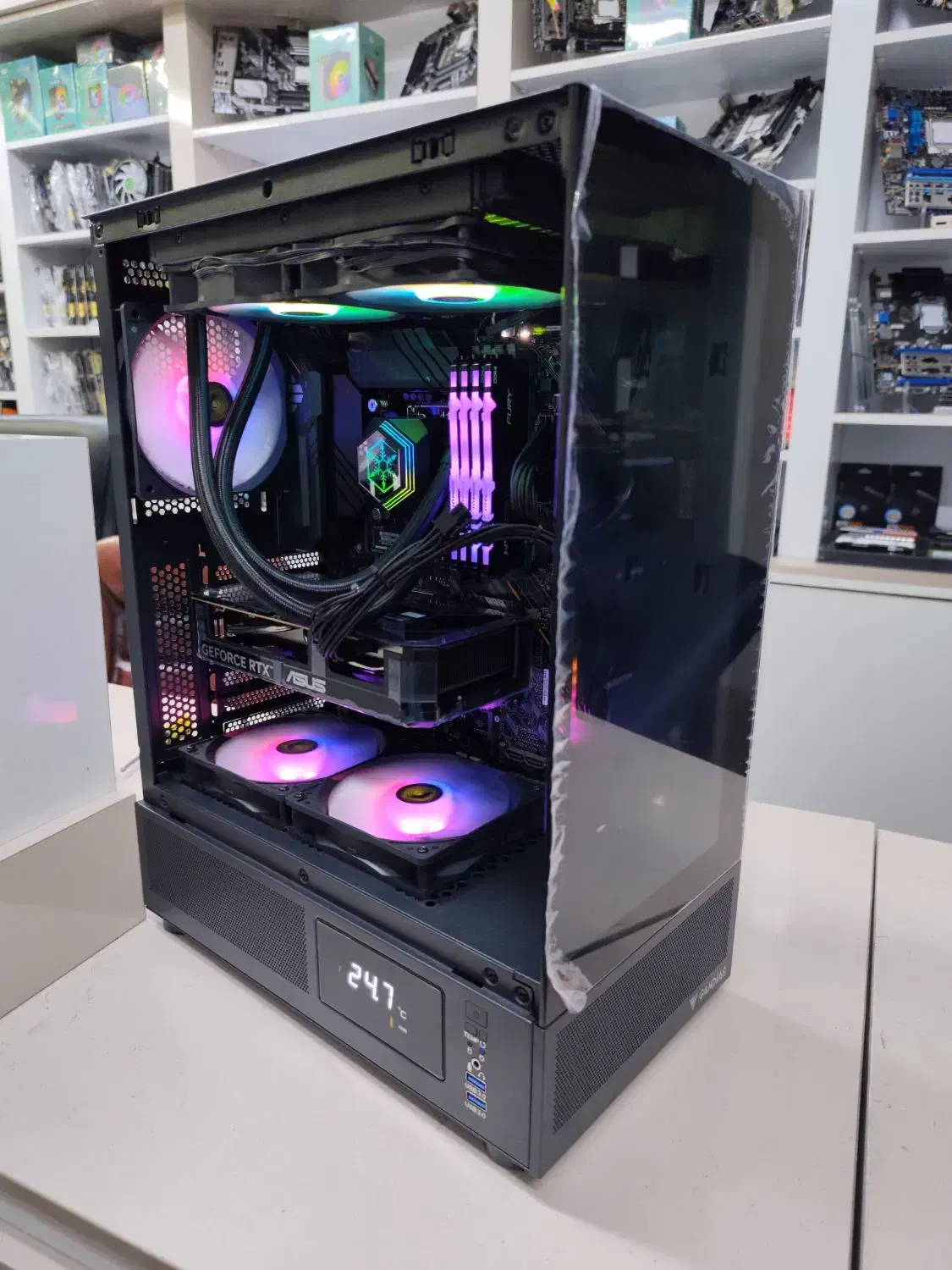 سیستم فول گیمینگ RTX 3070 8G + i5 13400f|رایانه رومیزی|تهران, فلسطین (میدان انقلاب)|دیوار