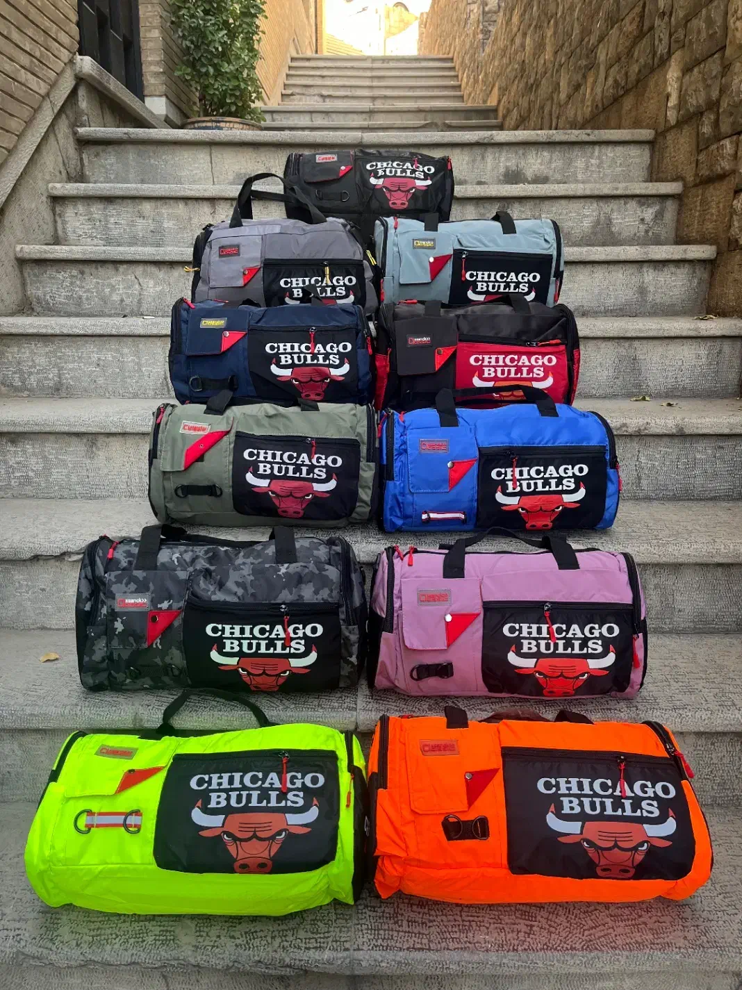 ساک ورزشی شیکاگو بولز کوله کیف ۱۱ رنگ شمعی|کیف، کفش، کمربند|اصفهان, همتآباد|دیوار