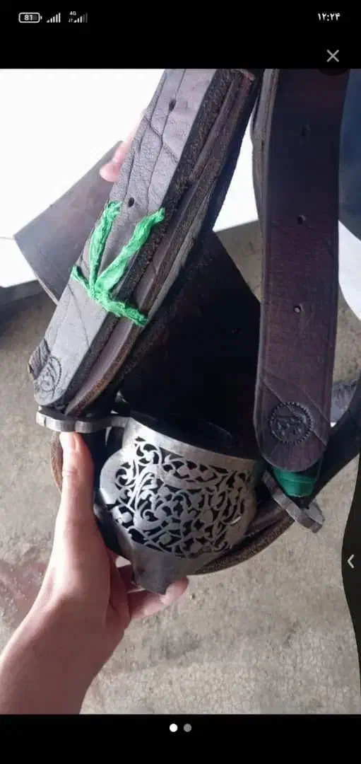 هیکلی چرم نعمتی درجه یک|کلکسیون اشیاء عتیقه|وحیدیه, |دیوار