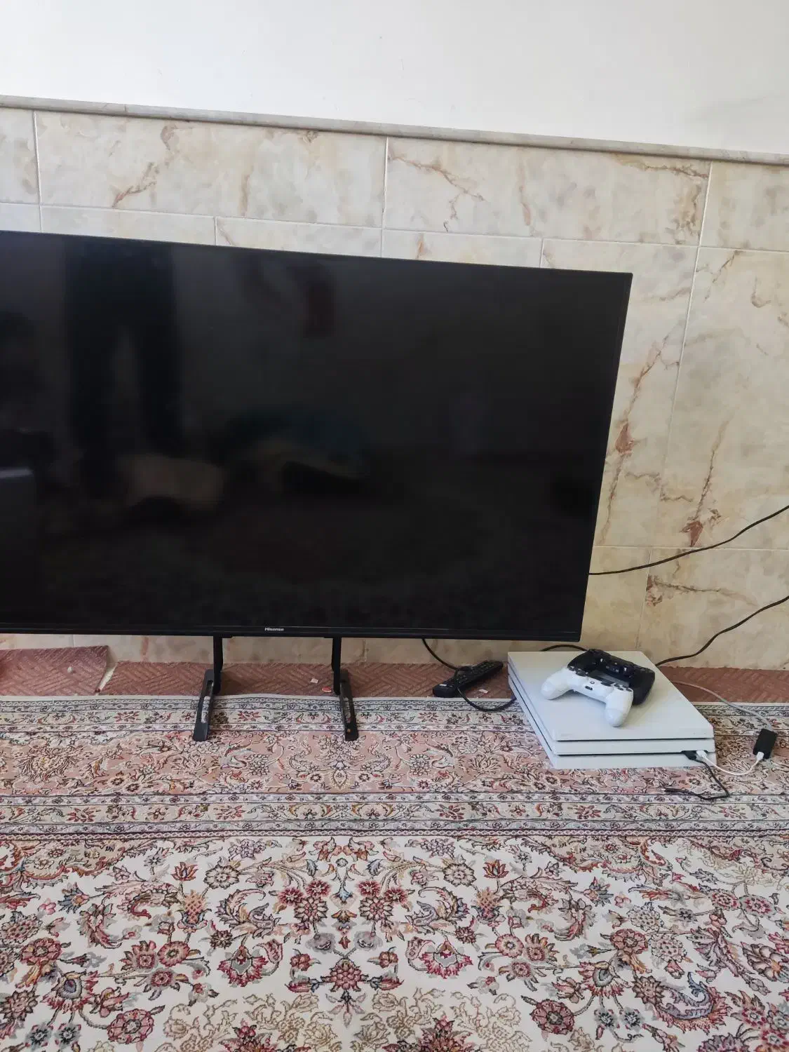 ps4 pro کپی خور با تلوزیون ۵۰ اینچ|کنسول، بازی ویدئویی و آنلاین|قم, شاه ابراهیم|دیوار