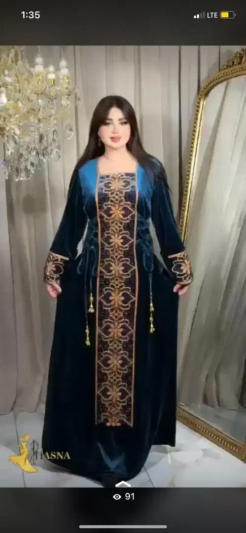 ماکسی مخمل الماس وقدیفه|لباس|آبادان, |دیوار