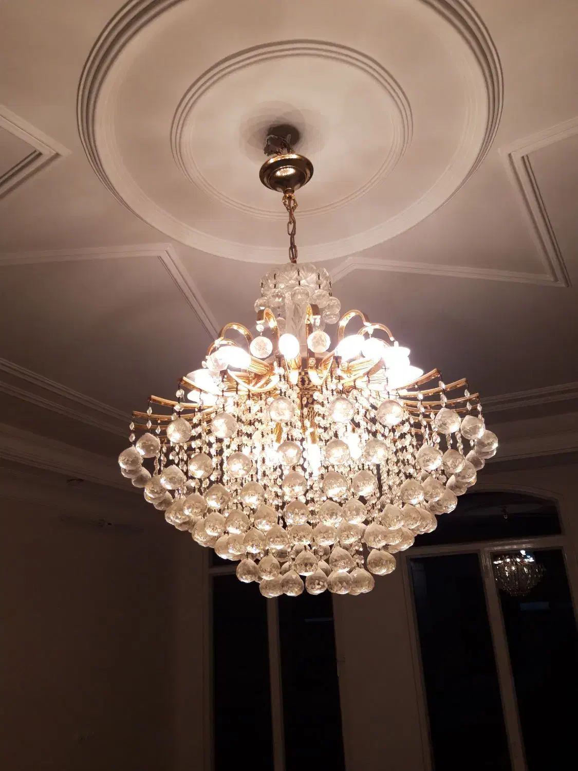 لوستر کریستالی|لوستر و چراغ آویز|قم, انصار‌الحسین|دیوار