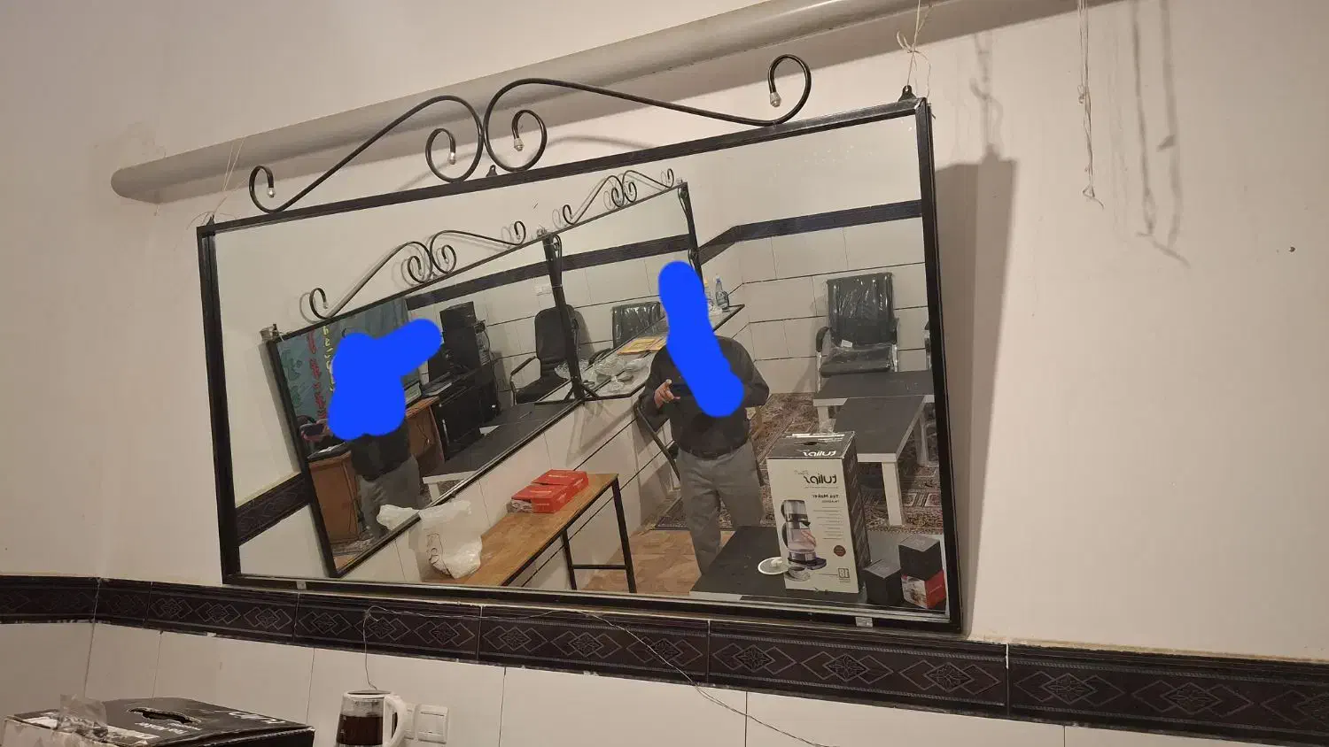 آینه مخصوص آرایشگاه ۳ جام بزرگ همراه قاب|آرایشگاه و سالن‌های زیبایی|قروه, |دیوار