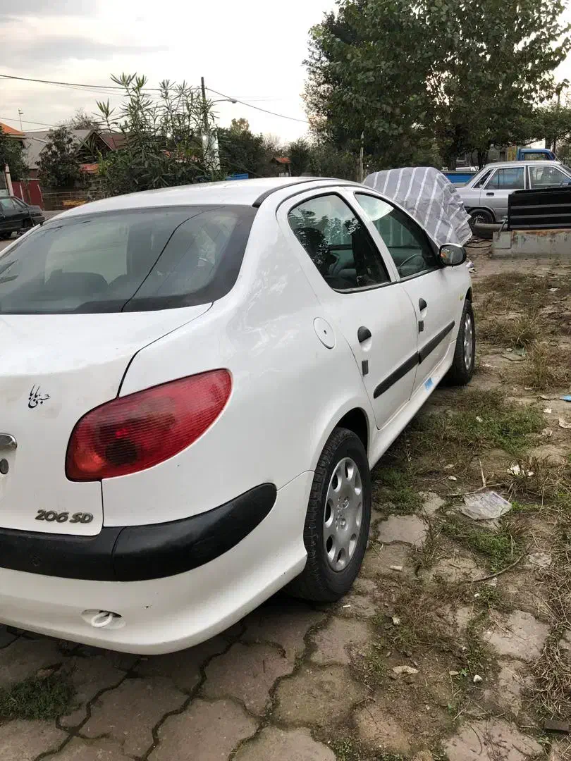 206 اس دی وی 8 مدل 93|خودرو سواری و وانت|رشت, دخانیات|دیوار