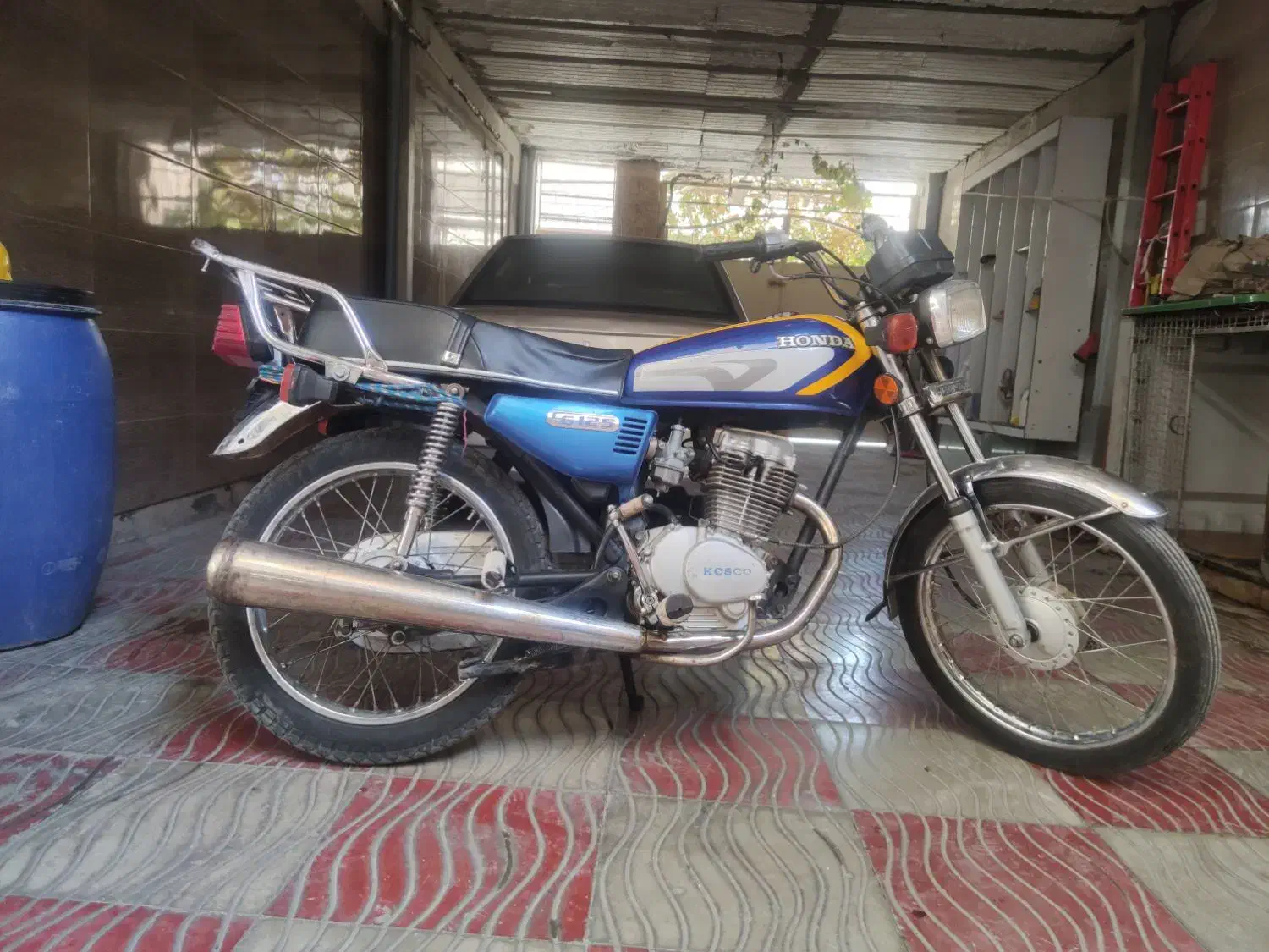 موتور هندا مزایده  دحد صفر مدل 84|موتورسیکلت|صباشهر, |دیوار