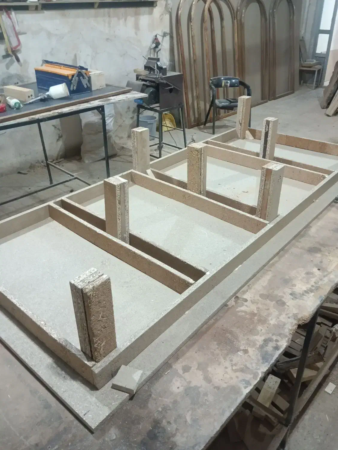 کف تخت چوبی|تخت و سرویس خواب|قوچان, |دیوار