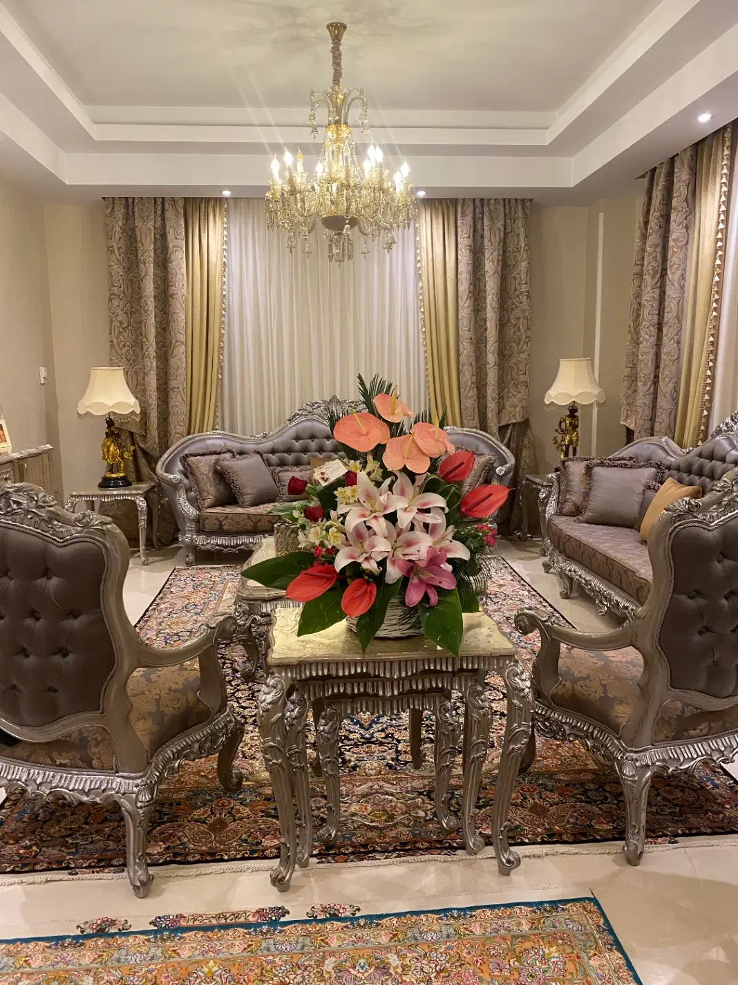 مبلمان کلاسیک استقبال|مبلمان خانگی و میز عسلی|تهران, محمودیه|دیوار
