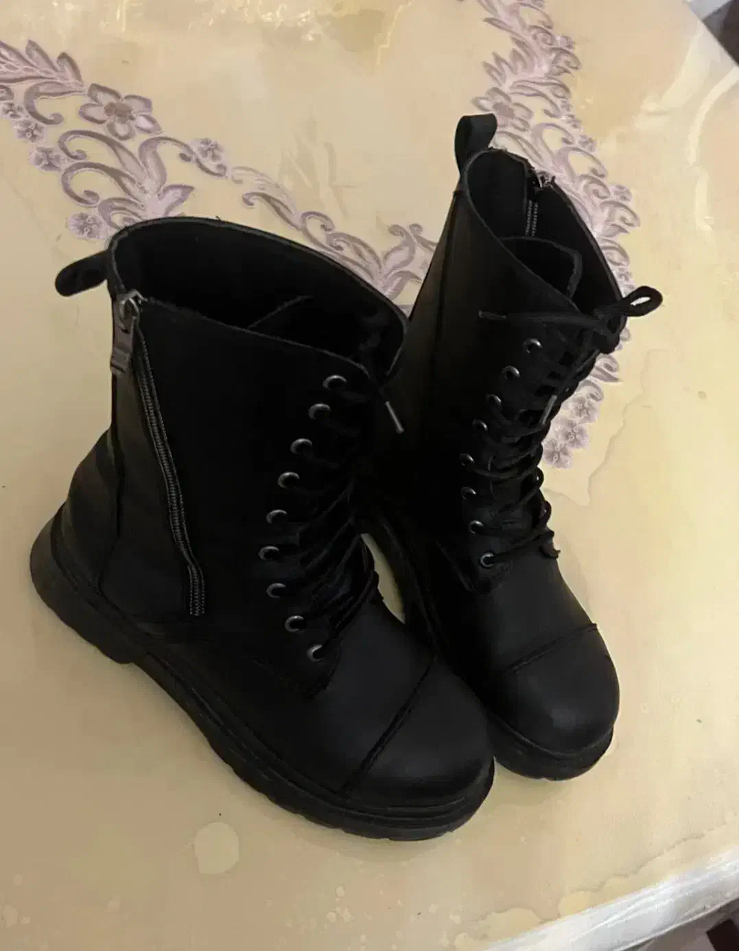 کفش نیم پوت دخترانه در حد نو سایز ۳۷|کیف، کفش، کمربند|خوی, |دیوار