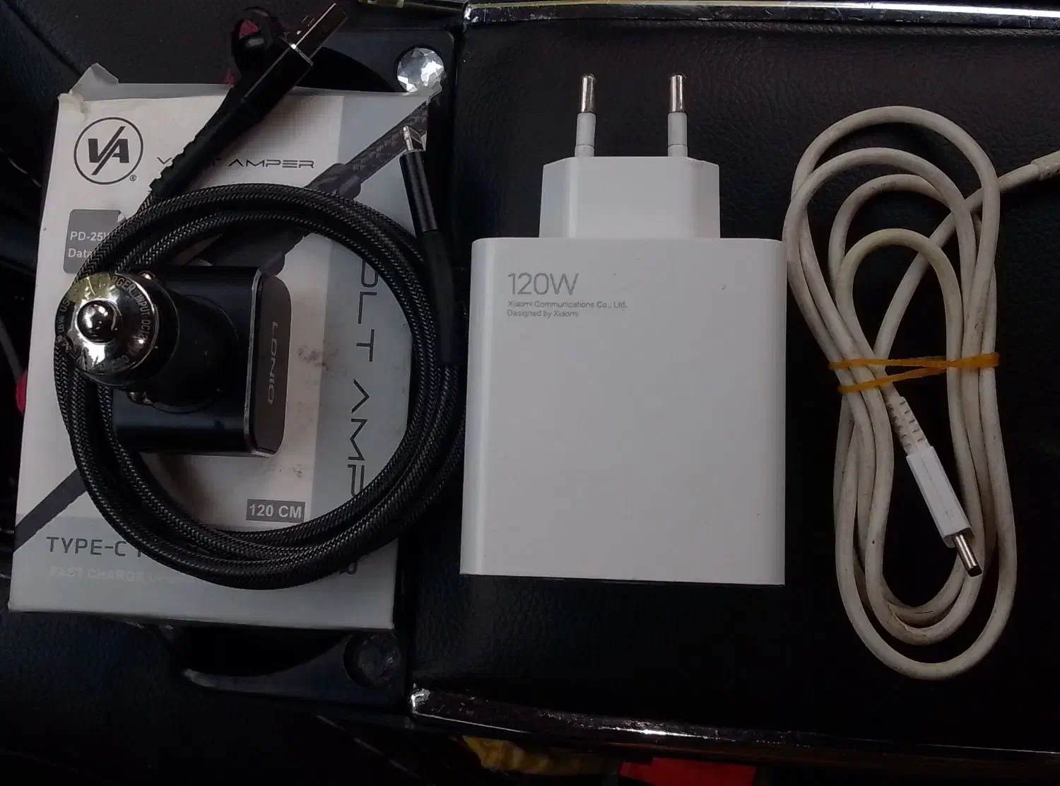 شارزر گوشی شیاعومی با کابل اصلی ۱۲۰ وات کابل اپل|لوازم جانبی موبایل و تبلت|قزوین, |دیوار