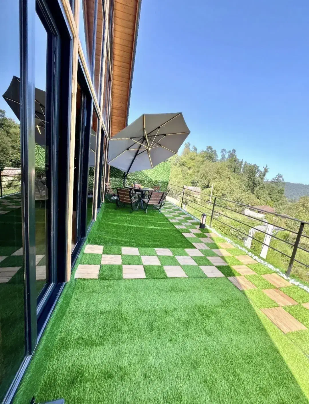 اجاره شبانه کلبه سویسی استخر جکوزی جنگلی|اجارهٔ کوتاه‌مدت ویلا و باغ|سلمان‌شهر, |دیوار