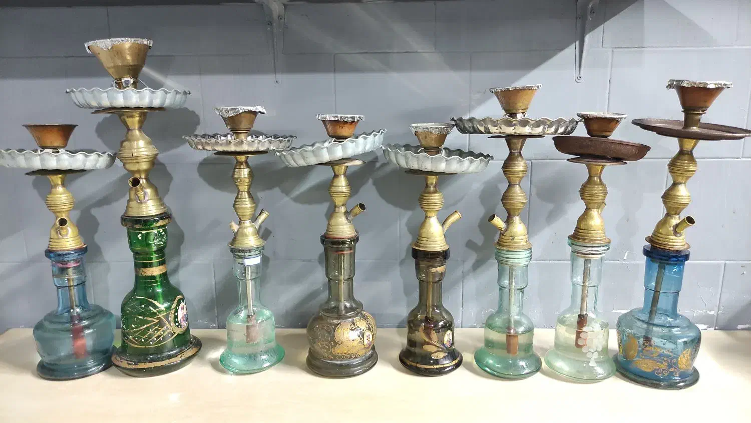 قلیان برنجی قهوه خانه|کلکسیون و سرگرمی|لنگرود, |دیوار