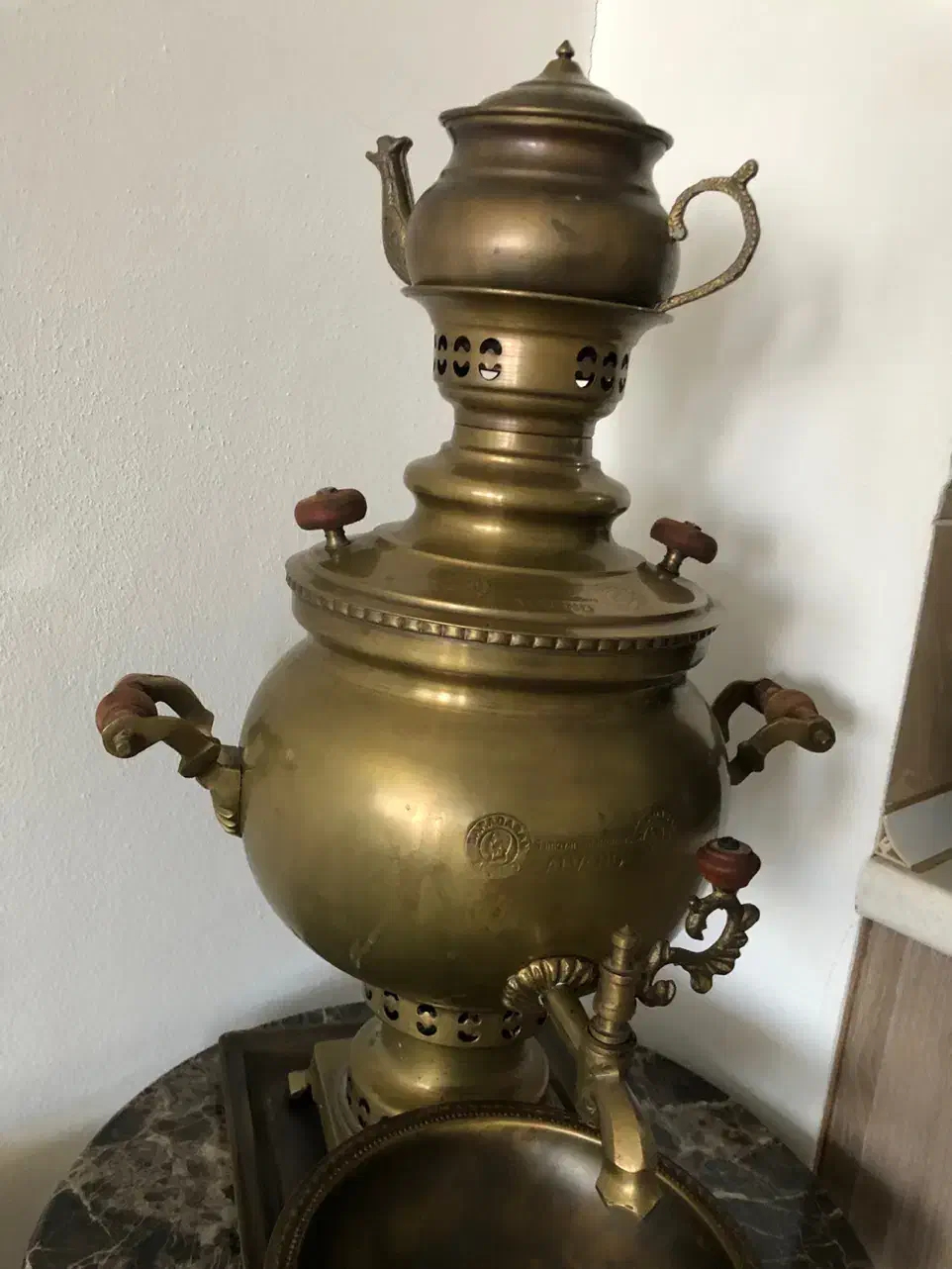 سماور زغالی الوند|کلکسیون اشیاء عتیقه|نوشهر, |دیوار