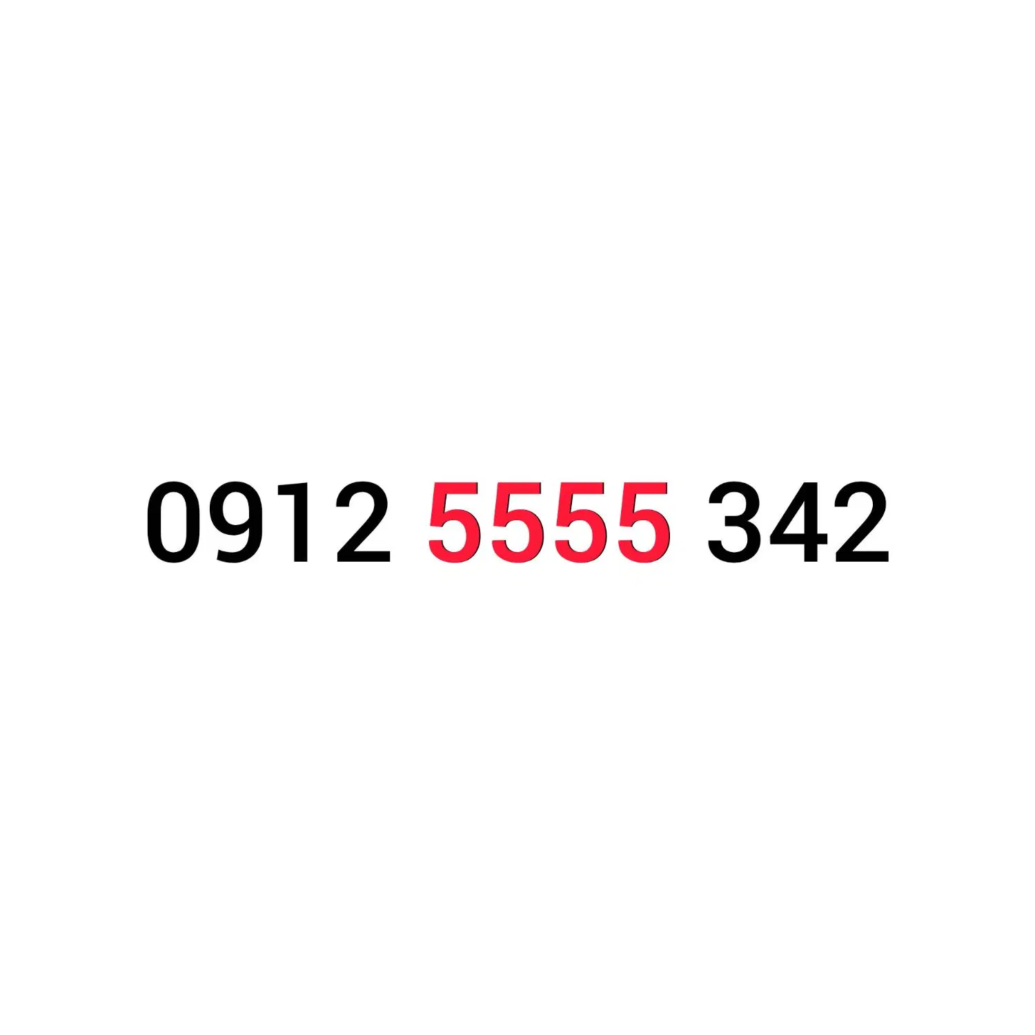 0912 5555 342|سیم‌کارت|تهران, حکمت|دیوار