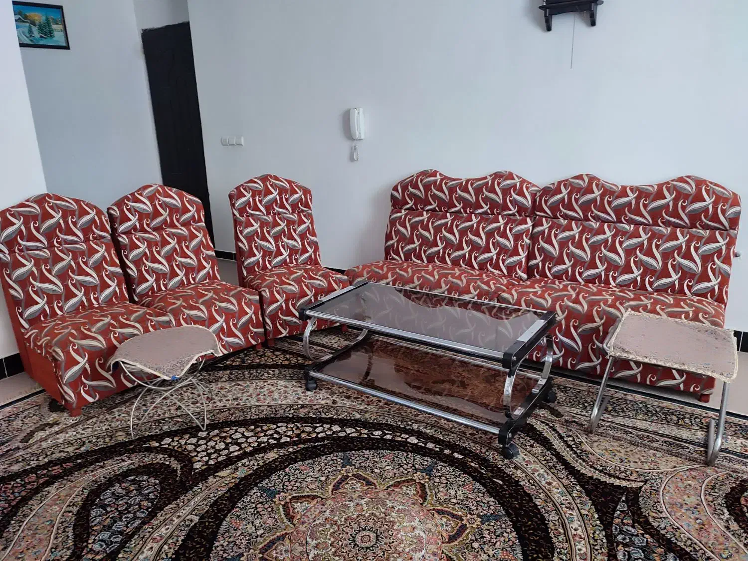 مبل7نفره|مبلمان خانگی و میز عسلی|بجنورد, |دیوار