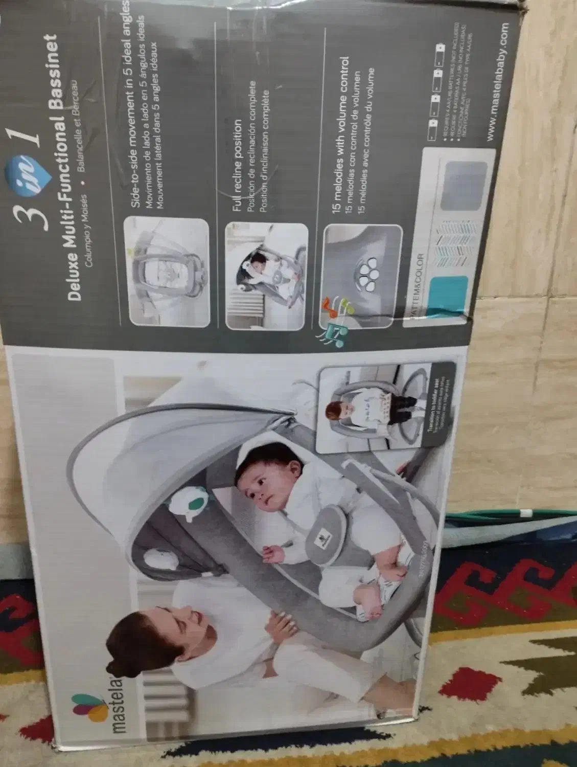 گهواره برقی|تخت و صندلی بچه|خمینی‌شهر, |دیوار