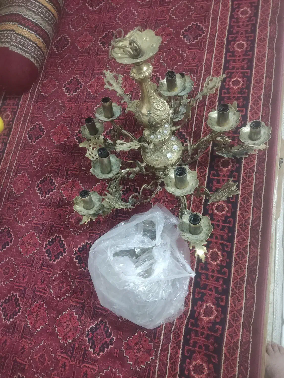 لوستر|لوستر و چراغ آویز|نسیم‌شهر, |دیوار