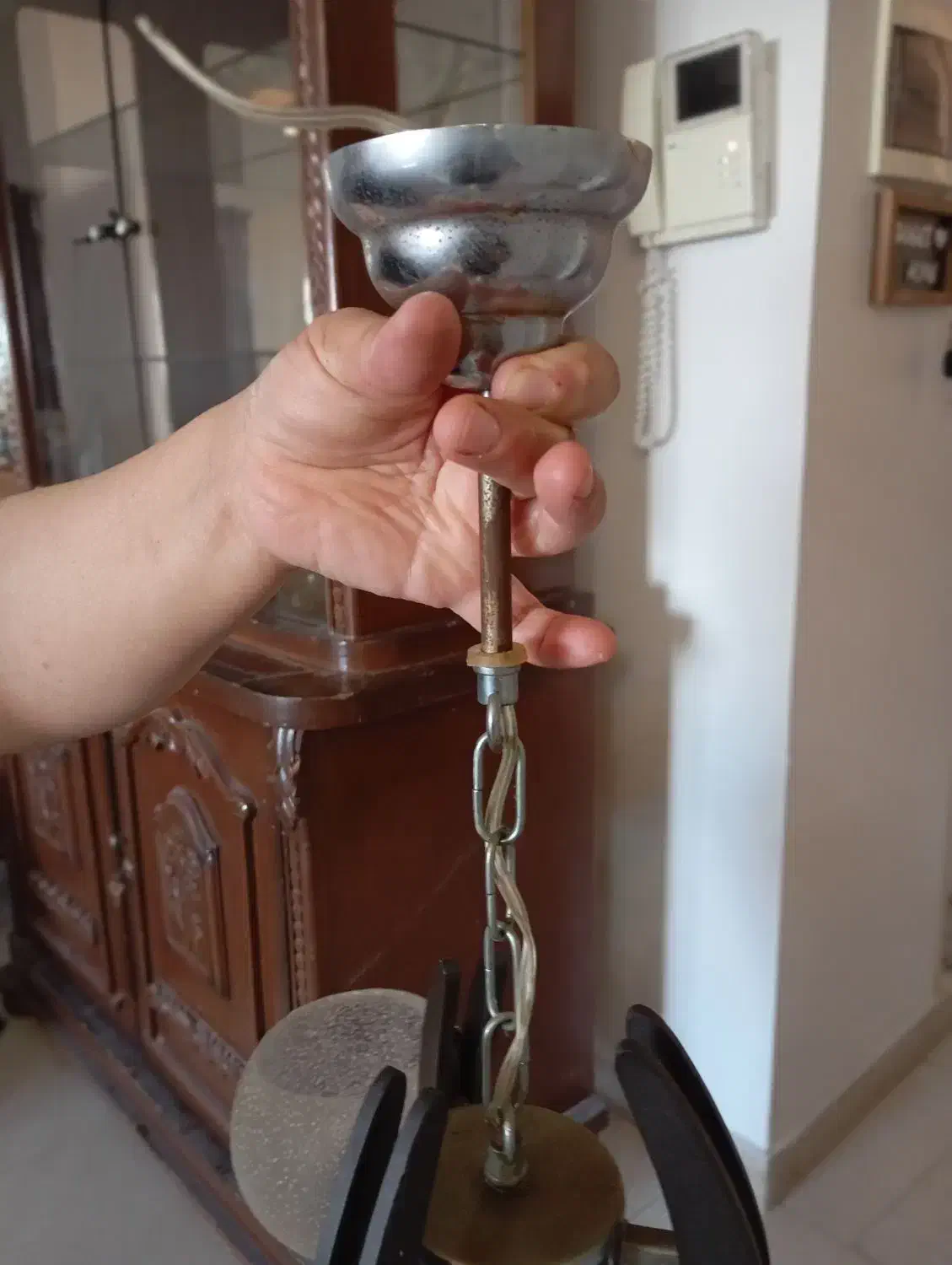 لوستر|لوستر و چراغ آویز|تبریز, |دیوار