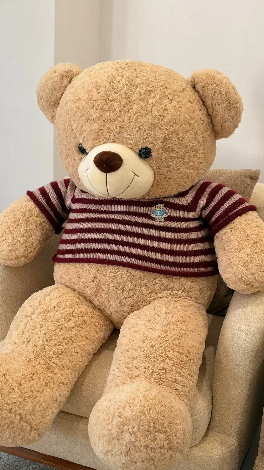 عروسک خرس ۱/۵متری|اسباب‌بازی بچه|باغستان, |دیوار