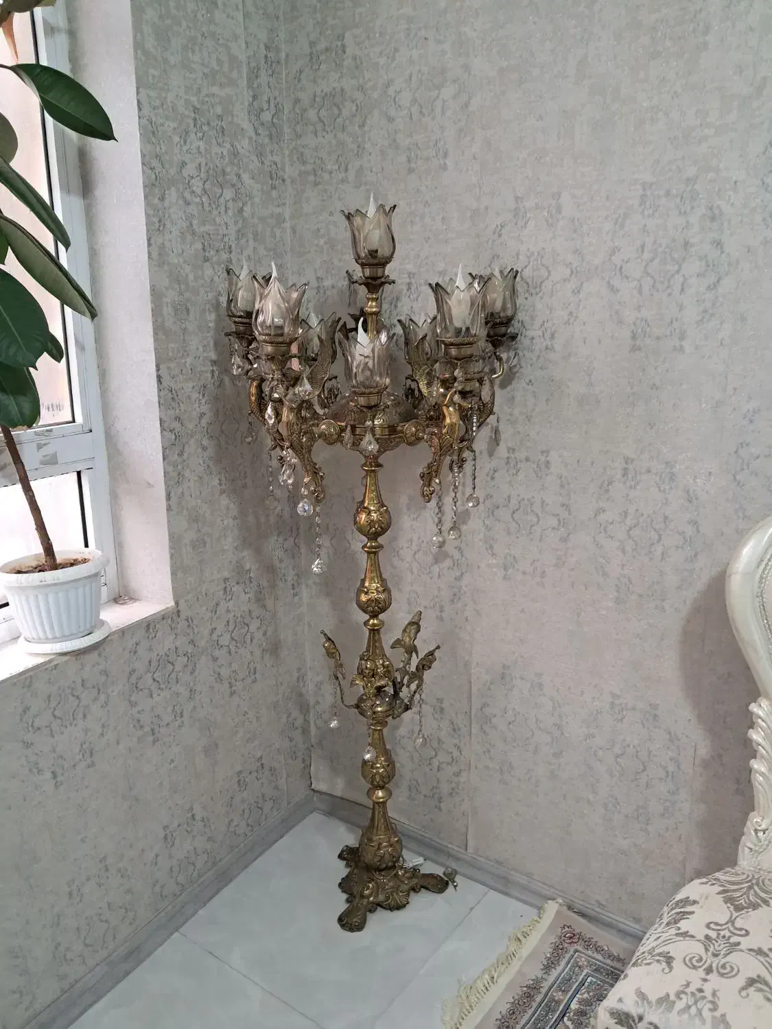 لوستر برنز|لوستر و چراغ آویز|ارومیه, |دیوار