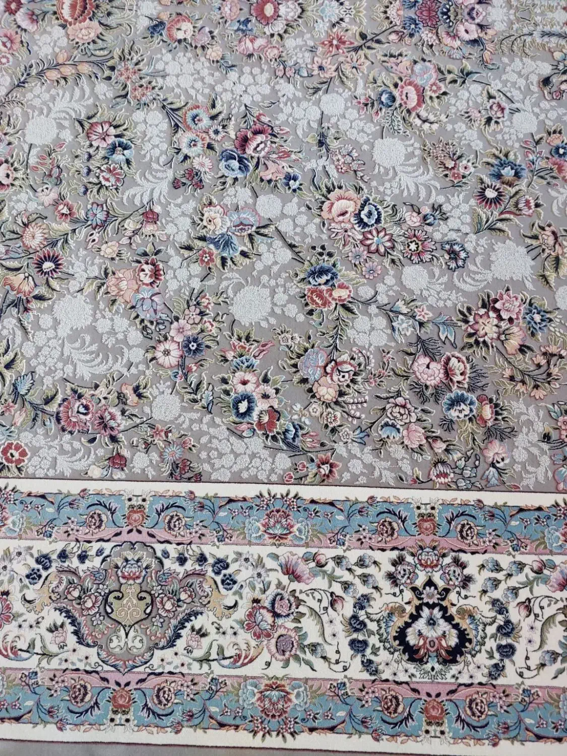 فرش ۹ متری طرح باغ گل|فرش|زنجان, |دیوار