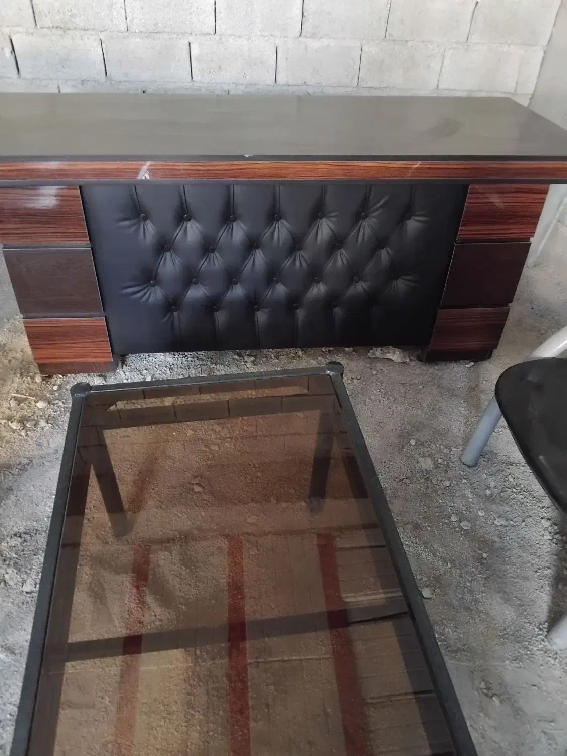 میزمدیریت وصندلی ومیزجلو مبلی فلزی|دفتر کار|رباطکریم, رباطکریم|دیوار