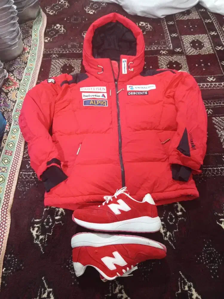 کاپشن پرسنگین اردک استوک اصل کانادایی وکفش قرمز|لباس|بندر ترکمن, |دیوار