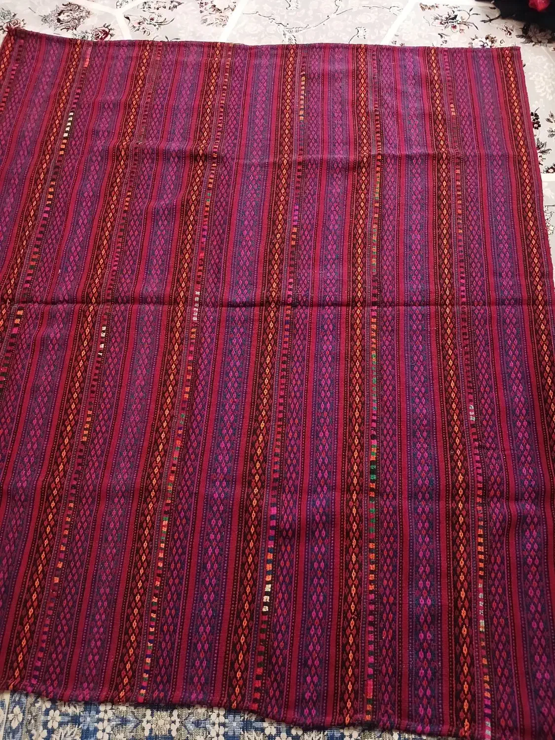 گلیم دست بافت پشم قدیمی قدیمی  نونو  دو طرح|گلیم، جاجیم، گبه|اسلام‌شهر, شهرک مفیدی|دیوار