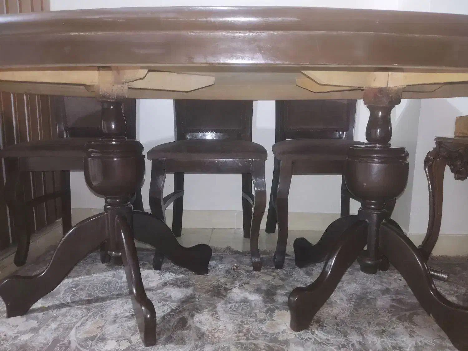 میز نهار خوری 8نفر فقط فقط میز وسط|میز و صندلی غذاخوری|شاهدشهر, |دیوار