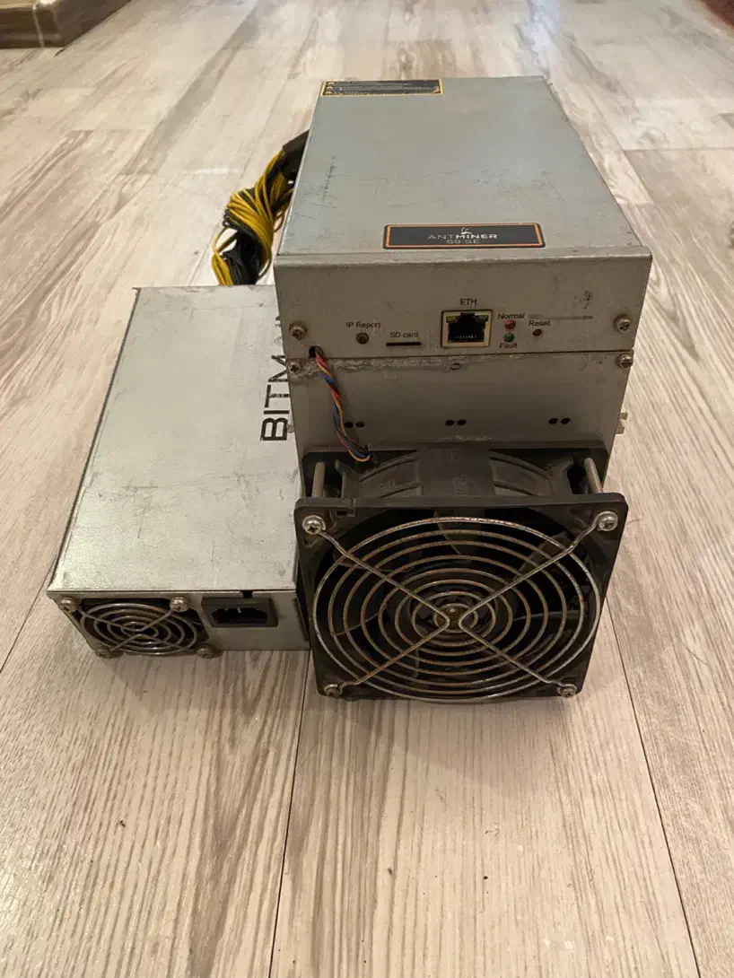 ماینر s9 se + پاور بیتمین bitmain + فن|قطعات و لوازم جانبی رایانه|تهران, پونک|دیوار