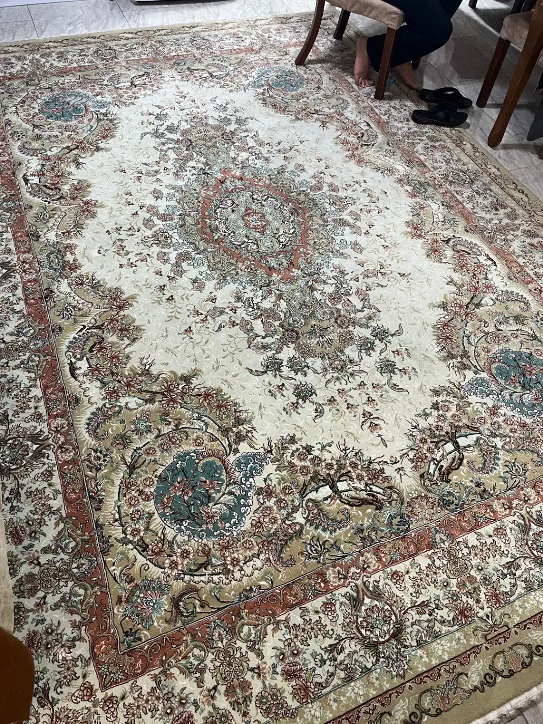 فرش ۹ متری ماشینی در حد نو|فرش|کیاشهر, |دیوار