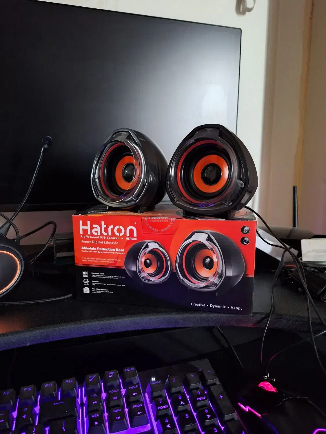 اسپیکر رومیزی دسکتاپ Hatron|قطعات و لوازم جانبی رایانه|تهران, استخر|دیوار