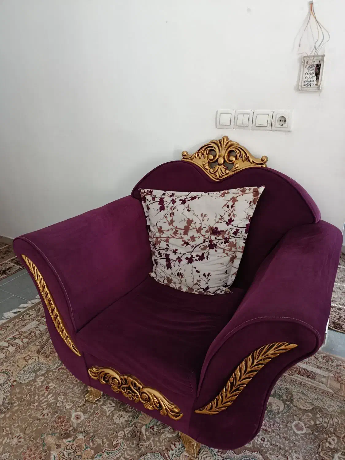 مبل ۷نفره|مبلمان خانگی و میز عسلی|محمدیه-قزوین, |دیوار