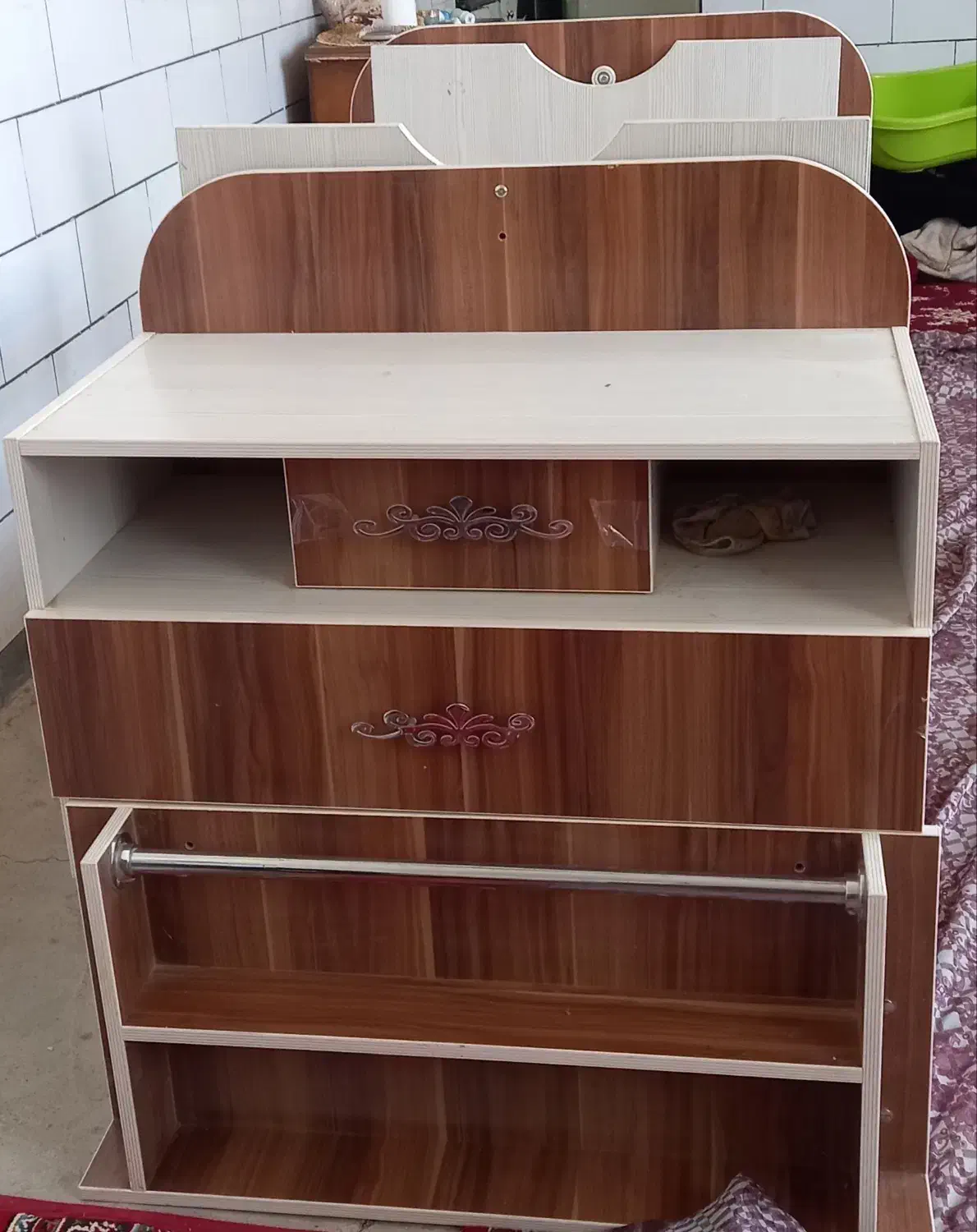 تخت وکمد کودک ونوجوان|تخت و سرویس خواب|معصومیه, |دیوار