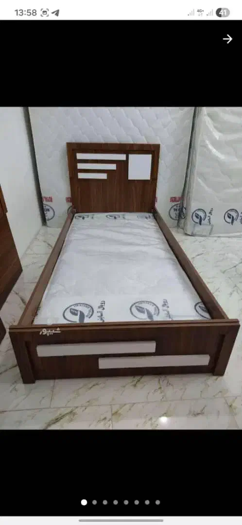 تخت یک نفره و دو نفره روزیتا|تخت و سرویس خواب|ساری, |دیوار