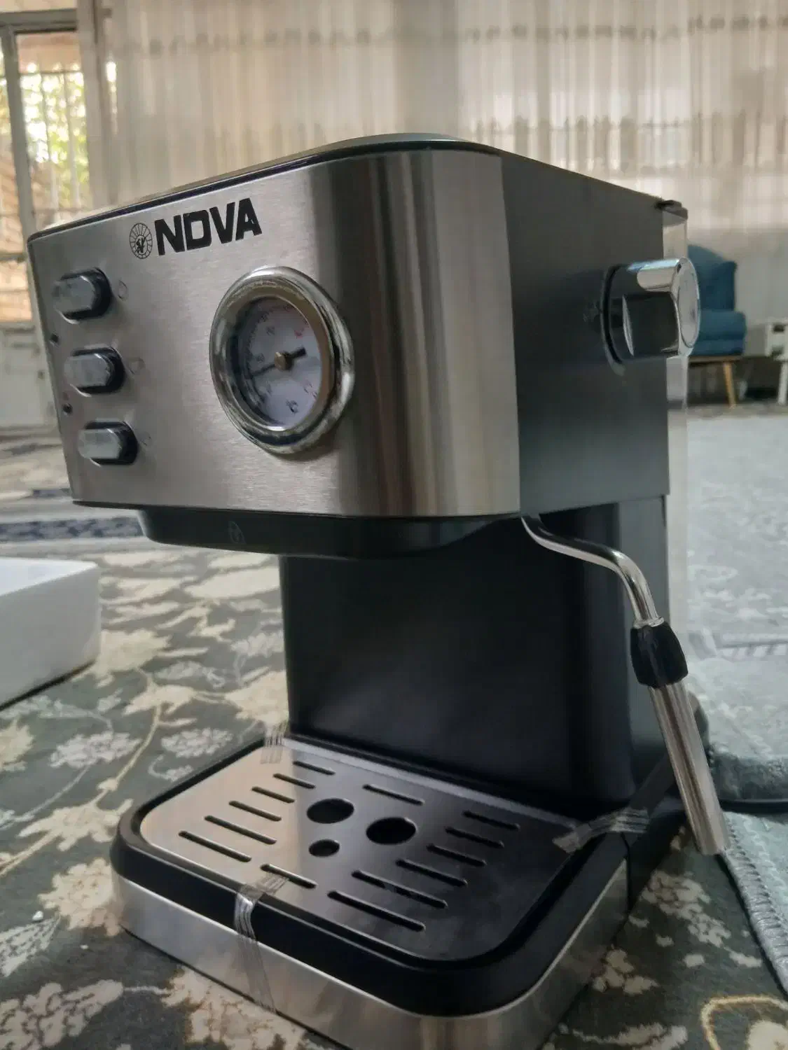 اسپرسو ساز نوا .قهوه ساز|سماور، چایساز، قهوهساز|نیشابور, خط کاشمر|دیوار