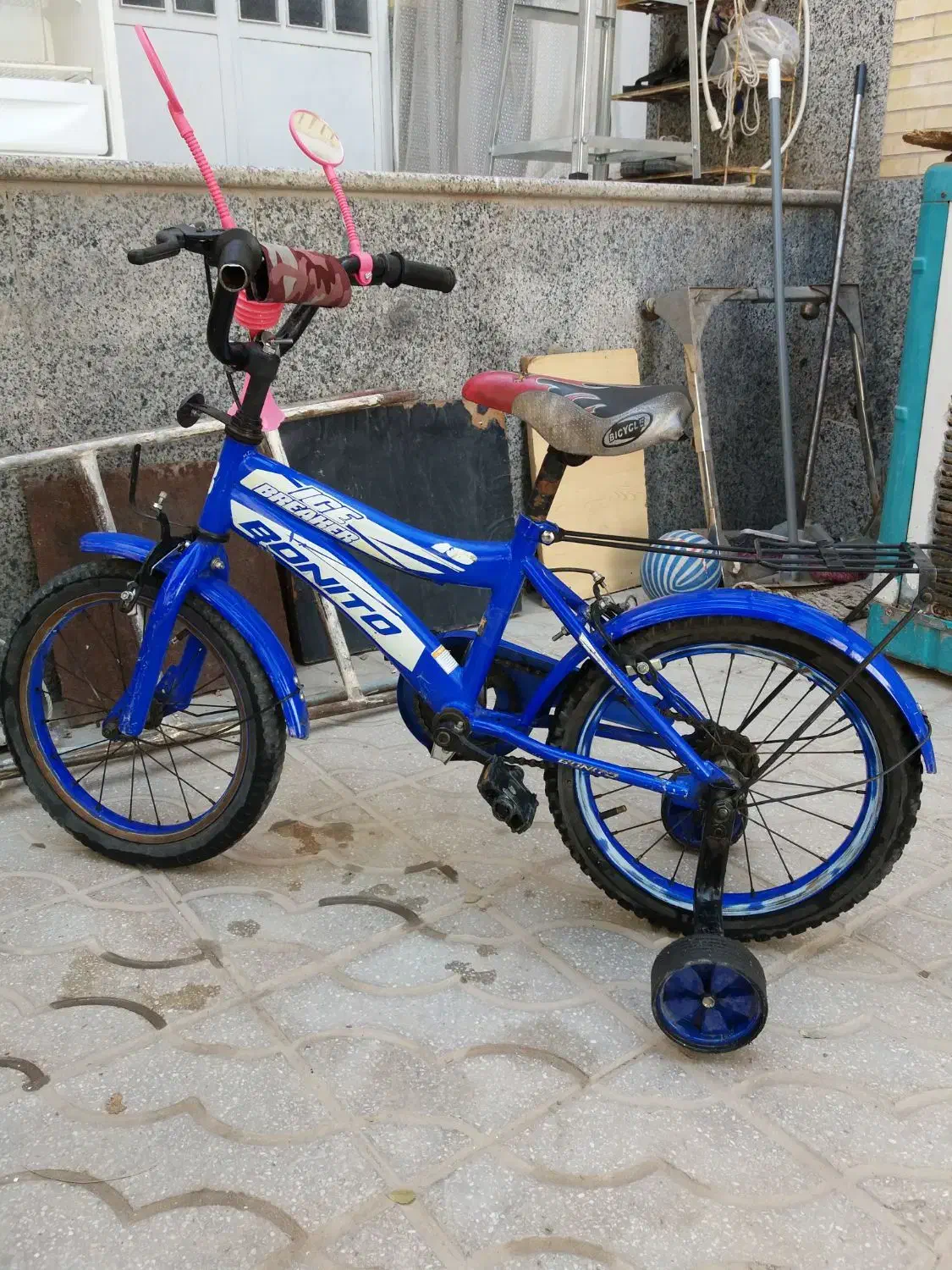 دوچرخه ۱۶ با پایه کمکی آماده سواری|دوچرخه، اسکیت، اسکوتر|یزد, |دیوار