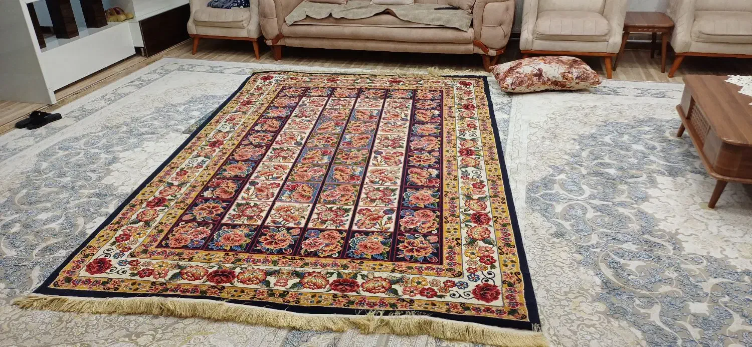 گلیم فرش ۵۰۰ شانه ۳×۲|گلیم، جاجیم، گبه|مهاباد (آذربایجان غربی), |دیوار