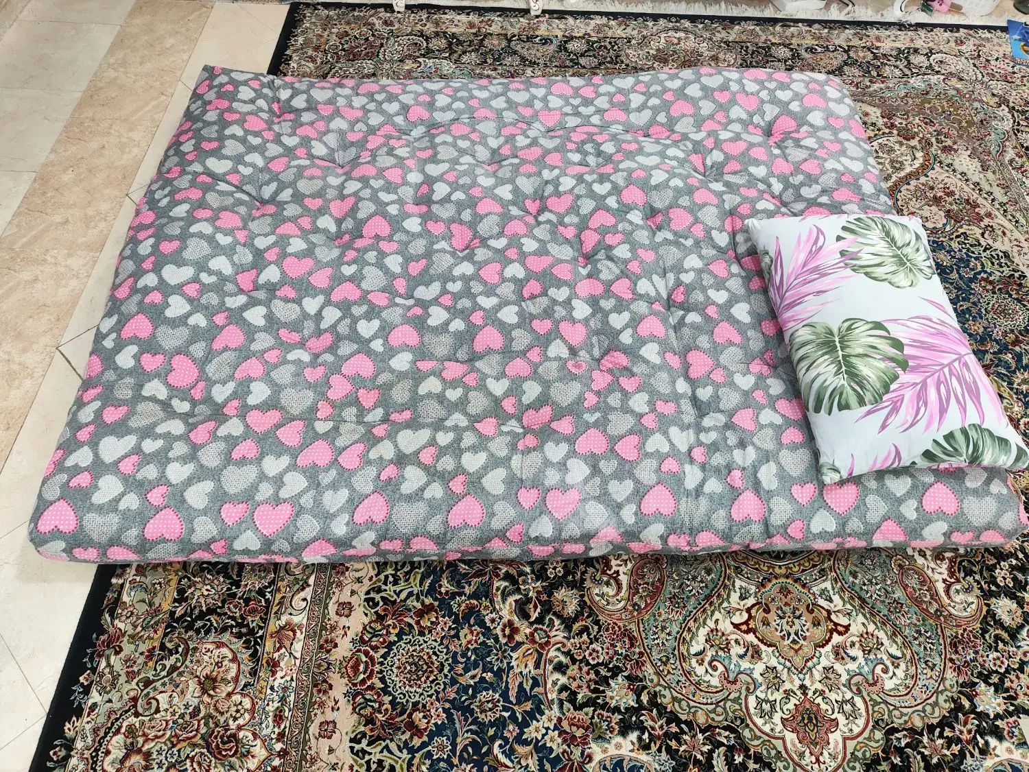 تشک پنبه ای دو نفره|رختخواب، بالش، پتو|یزد, |دیوار