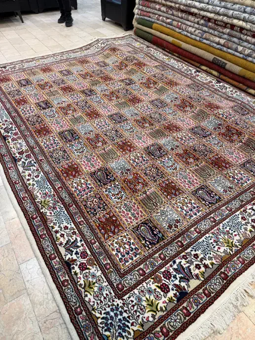 فرش ۹ متری خشتی ریز بافت اعلا اکبند|فرش|تهران, باغ فیض|دیوار