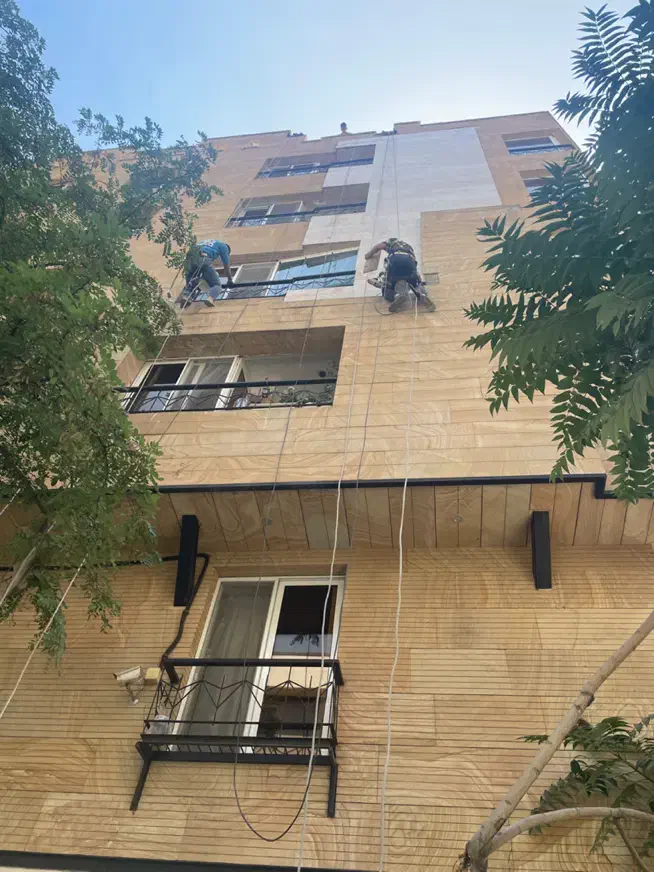 نماشویی سندبلاست پیچ ورولپلاک رنگ نما درزانقطاع|خدمات نظافت|تهران, نیروی هوایی (پیروزی)|دیوار