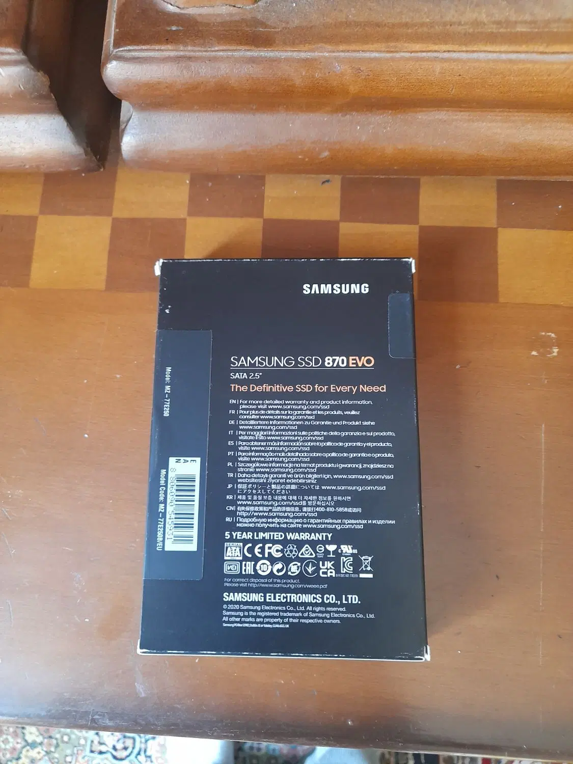 ssd 250 samsongEVO870|قطعات و لوازم جانبی رایانه|اراک, |دیوار